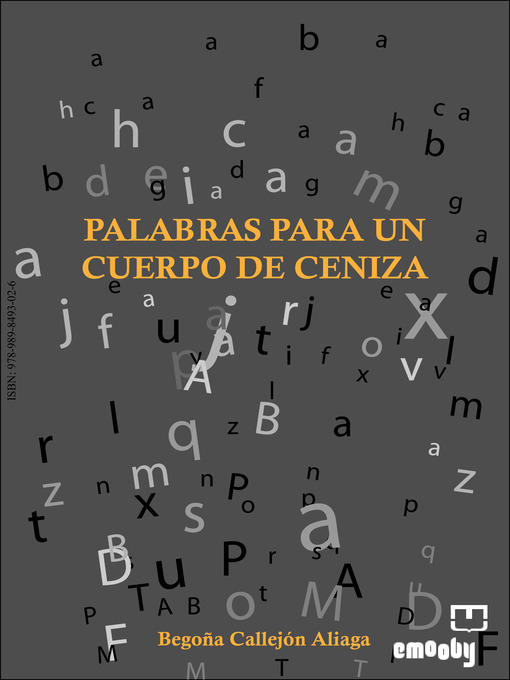 Cover image for Palabras para un Cuerpo de Ceniza